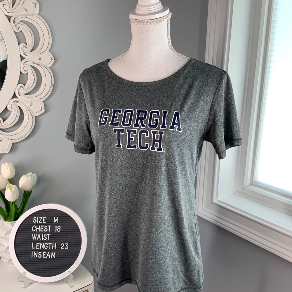 Collegiate Shirt Georgia Tech Open Back Size Med - Picture 2 of 8